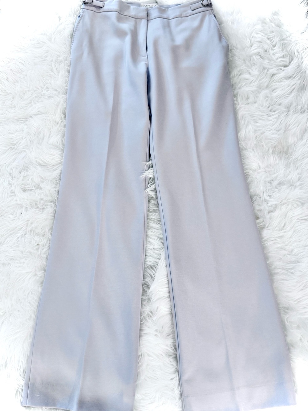 Gabriela Hearst Torres Wool Silk Trousers Lt. Blue Quiet Luxury Minimalist Sz:8 - Picture 5 of 16